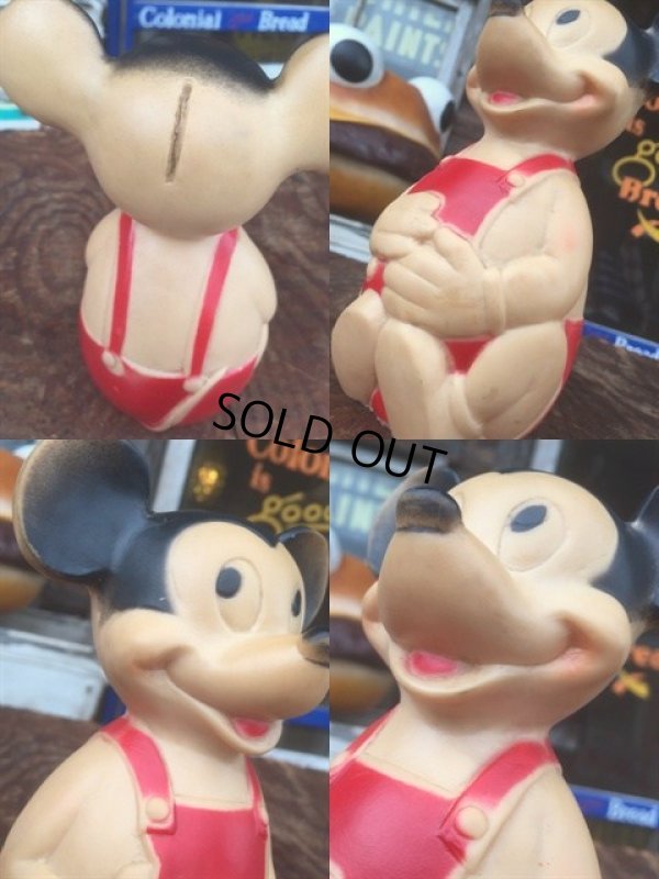 画像3: Vintage Disney Mickey Rubber Doll Bank (AL103)