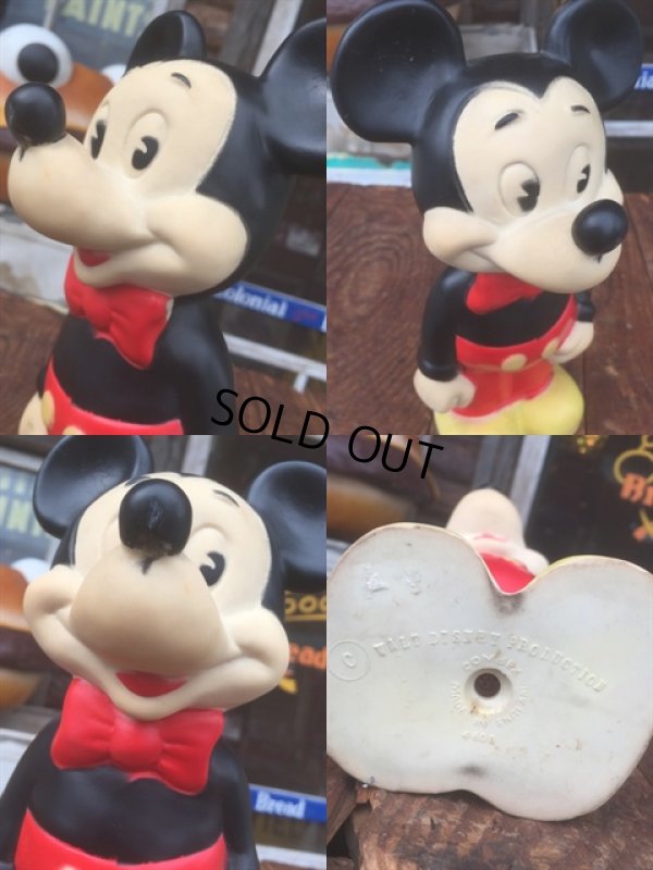 画像3: Vintage Disney Mickey Rubber Doll Made in England (AL104)