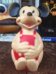 画像1: Vintage Disney Mickey Rubber Doll Bank (AL103) (1)