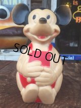Vintage Disney Mickey Rubber Doll Bank (AL103)