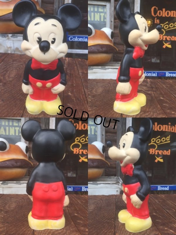 画像2: Vintage Disney Mickey Rubber Doll Made in England (AL104)