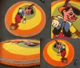 画像3: Vintage Disney Pinocchio Round Rug (AL100) (3)