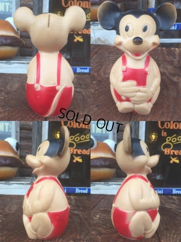 画像2: Vintage Disney Mickey Rubber Doll Bank (AL103)