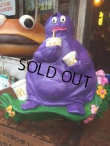 Vintage McDonalds Grimace Wall Decor Store Display (AL109)