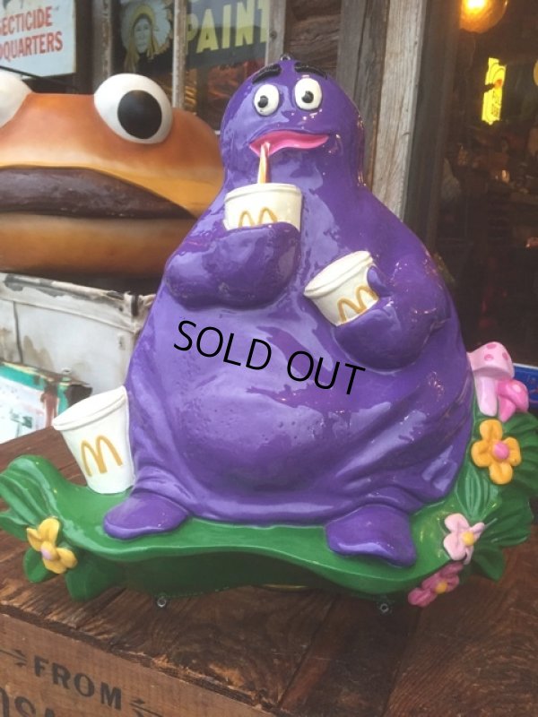 画像1: Vintage McDonalds Grimace Wall Decor Store Display (AL109)