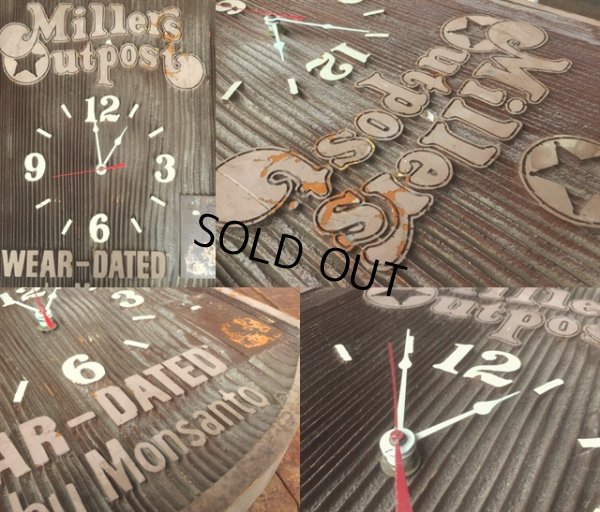 画像2: Vintage Levi's Millers Outpost General Jeans Store Sign Clock (AL113)