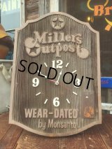 Vintage Levi's Millers Outpost General Jeans Store Sign Clock (AL113)