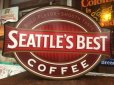 画像1: Vintage Seattles Best Coffee Lighted Store Sign (AL114) (1)