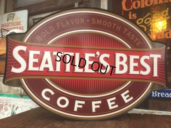 画像1: Vintage Seattles Best Coffee Lighted Store Sign (AL114)