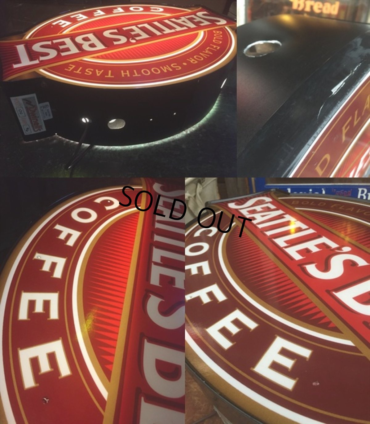 Vintage Seattles Best Coffee Lighted Store Sign (AL114 ...