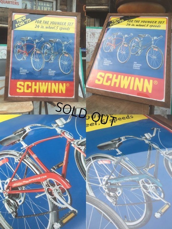 画像4: 70s Vintage Schwinn Poster Sign W/Flame (AL115)