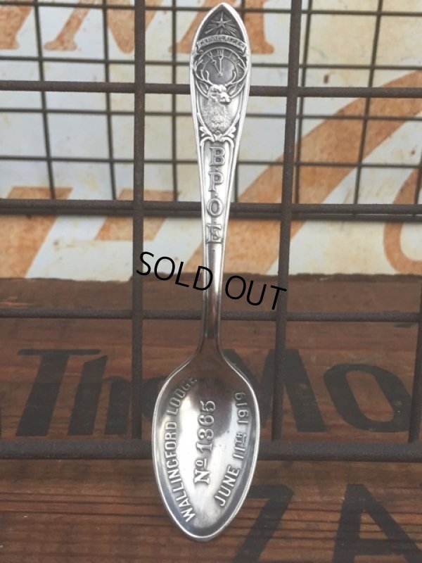 画像1: Vintage BPOE Elks Lodge Souvenir Spoon (AL121)