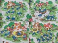 画像3: 80s Vintage Smurf Twin Flat Sheet (AL124) (3)