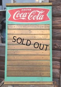 Vintage Coca Cola Fishtail Menu Board Sign (AL126)