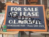 Vintage Sign FOR SALE OR LEASE (AL143) 