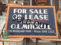 Vintage Sign FOR SALE OR LEASE (AL143) 