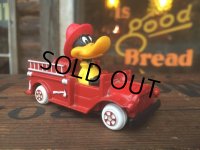 80s Vintage Daffy Duck Fire Truck ERTL (AL163)