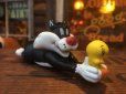 画像1: 90s Vintage Tweety & Sylvester Carls Jr (AL166) (1)