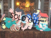 50s Vintage Dolly Toy Pin Ups Wall Decor Jack and Jill (AL177)