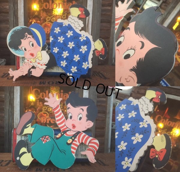 画像3: 50s Vintage Dolly Toy Pin Ups Wall Decor Jack and Jill (AL177)