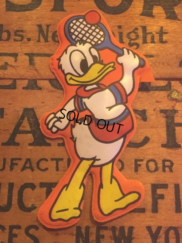 画像1: 70s Vintage Disney Puffy Magnet Donald Duck (AL4521)