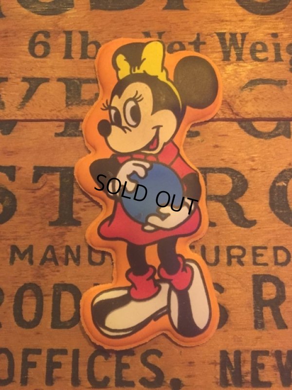 画像1: 70s Vintage Disney Puffy Magnet Minnie (AL4523)