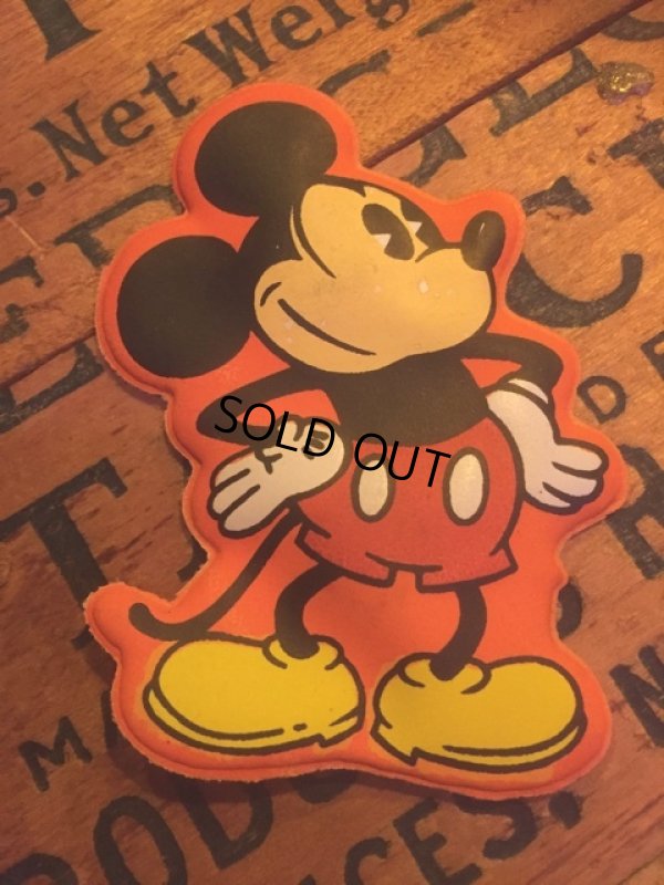 画像1: 70s Vintage Disney Puffy Magnet Mickey (AL4535)