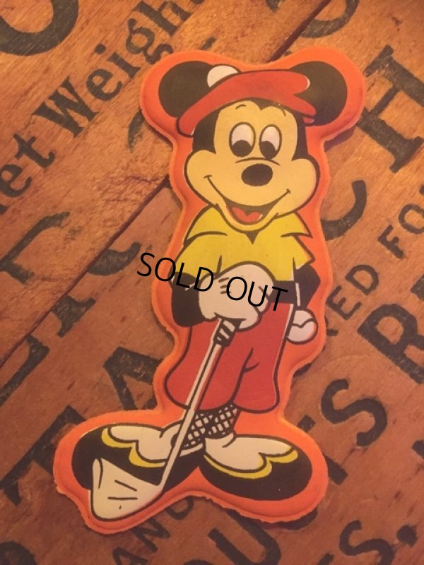 画像1: 70s Vintage Disney Puffy Magnet Mickey (AL4529)