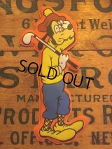 70s Vintage Disney Puffy Magnet Goofy (AL4517)