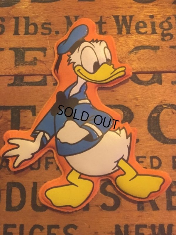 画像1: 70s Vintage Disney Puffy Magnet Donald Duck (AL4519)