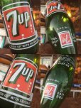 画像3: 60s Vintage 7UP Soda Green Glass Bottle 12FL OZ (AL198) (3)