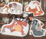 90s Vintage McDonalds Card Bord Sign Mobil Display Disney Jungle Book Set (AL204) 