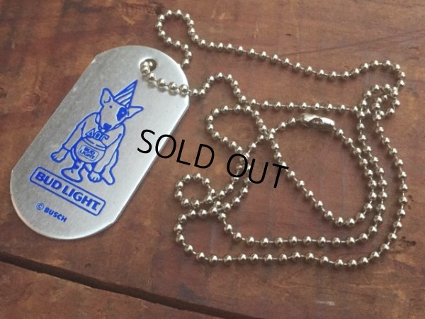 画像1: 80s Vintage Bud Light Spudsmackenzie Dog Tag (AL221)