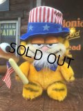 80s Vintage Garfield Doll Unclesam (AL243)