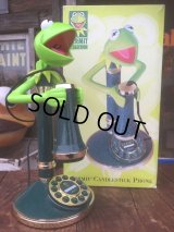 90s Vintage Kermit the Frog Candlestick Phone (AL242)