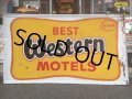 60s Vintage Best Western Motels Sign (AL247)