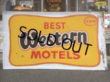 60s Vintage Best Western Motels Sign (AL247)