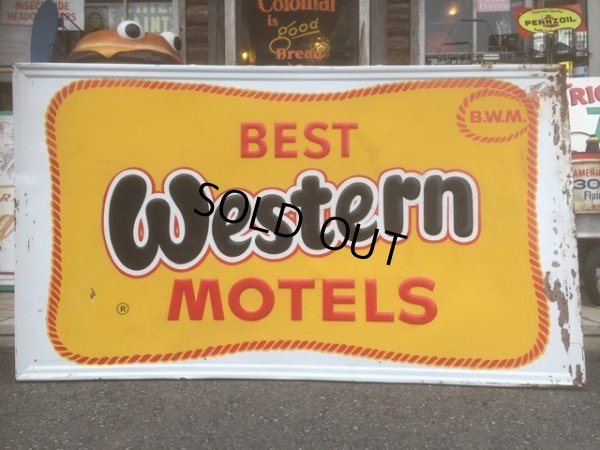 画像1: 60s Vintage Best Western Motels Sign (AL247)