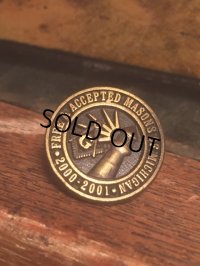 Vintage Pin Badge Freemason Shriner Masonic  (AL255)