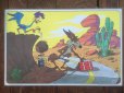 画像1: 70s Vintage Pepsi Road Runner ＆ Wile E. Coyote Place Mat (AL268) (1)