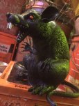 画像1: Vintage Halloween Scary Monster Black Rat (AL262) (1)
