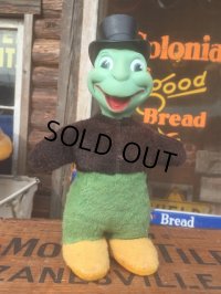 50s Vintage Disney Jiminy Cricket Rubber Face Doll Gund (AL265)