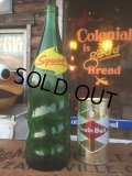 60s Vintage Squirt Soda Green Glass Bottle 12FL OZ (AL271)