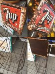 画像3: 50s Vintage 7UP Soda General Store Display Wire Rack Tin Sign (AL270) (3)