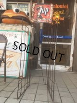 50s Vintage 7UP Soda General Store Display Wire Rack Tin Sign (AL270)