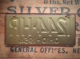 画像2: 50s Vintage Bicycle License Plate 1244-HR (AL279) (2)