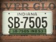 画像1: 50s Vintage Bicycle License Plate SB-7505 (AL274) (1)