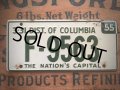 50s Vintage Bicycle License Plate F-9563 (AL286)