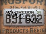 50s Vintage Bicycle License Plate 891-632 (AL283)