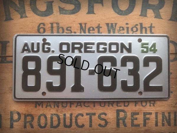 画像1: 50s Vintage Bicycle License Plate 891-632 (AL283)